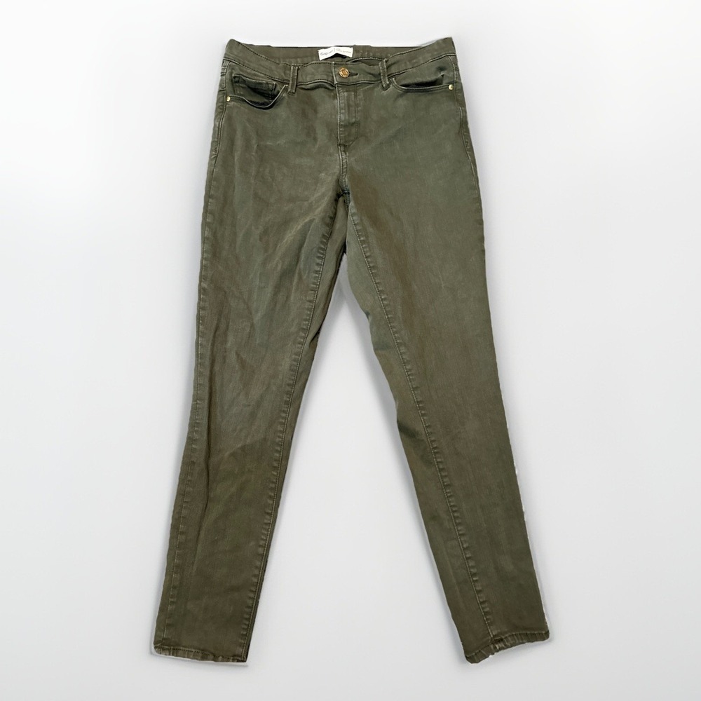 Gap Jeans Women's Size‎ 29r True Skinny Green Mid Rise Stretch 29x27